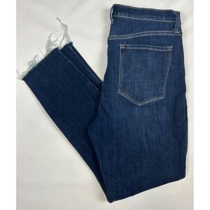 Banana Republic  Mid Rise Skinny Distressed  Ankle Dark Wash Women's Jeans 30x30